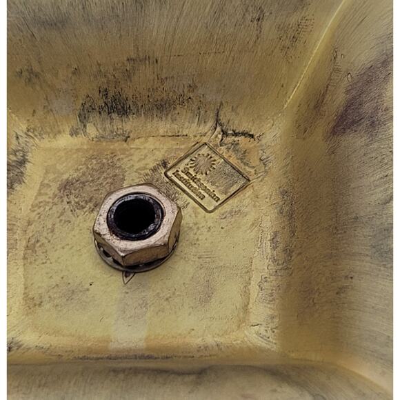 Vintage Smithsonian Institution Collection Baldwin Brass Candlestick 10" Tall - Picture 14 of 15